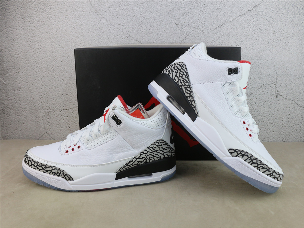 Air Jordan 3 Retro Free Throw Line White Cement 923096-101